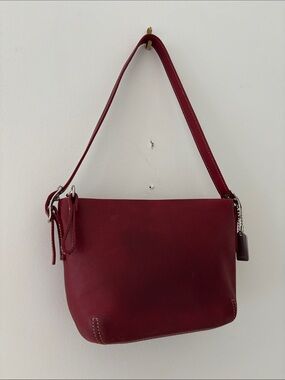 Coach Mini Pochette Bag in Red